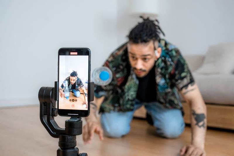 Tournage d'un Reel Instagram pour une entreprise locale en Haute-Savoie